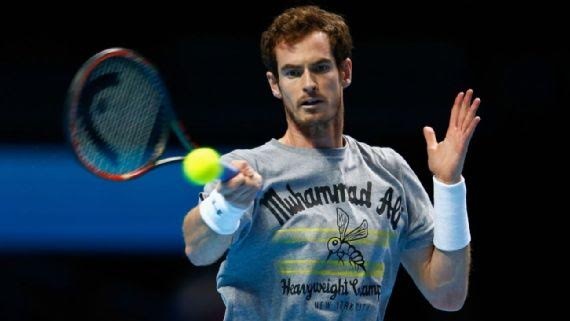 Andy Murray vừa thi đấu, vừa nghĩ đến trận chung kết Davis Cup sắp tới.