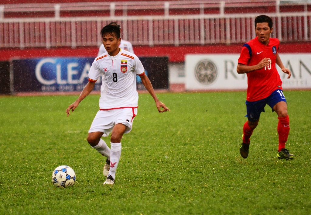 Yan Naing Oo, tiền vệ trung tâm của U21 Myanmar từng ghi bàn vào lưới U20 Mỹ tại World Cup U20 thế giới 2015.