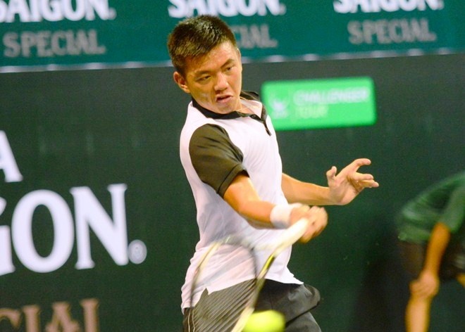 Ly Hoang Nam chia tay som giai Futures Campuchia hinh anh