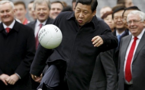 Uoc mo vuon tam the gioi cua bong da Trung Quoc hinh anh