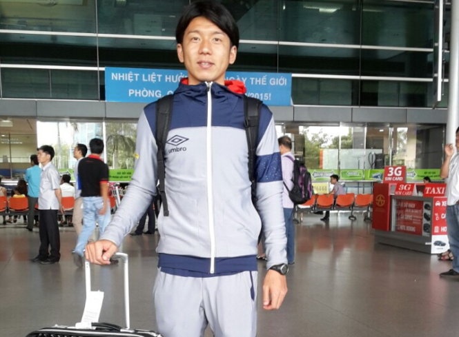 Cau thu Nhat Ban sang HAGL thu viec hinh anh