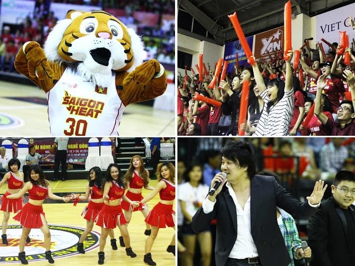 Saigon Heat luôn chú trọng tới những sự kiện giải trí hấp dẫn và sôi động trong các trận đấu.