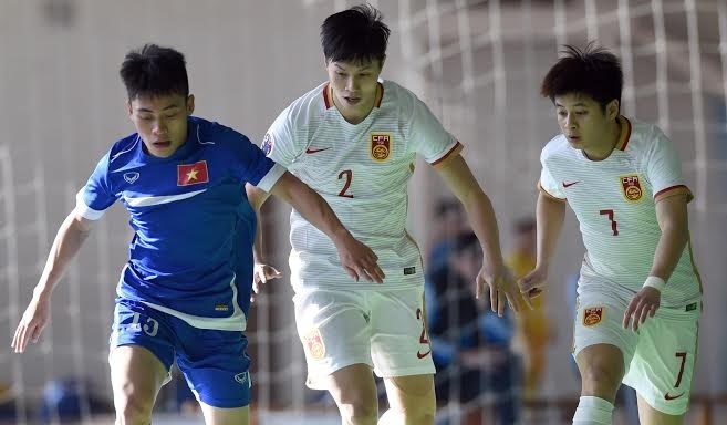 Tuyen futsal Viet Nam thang Trung Quoc 4-1 hinh anh