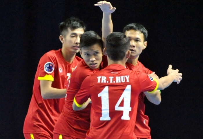 Futsal Viet Nam mo man thanh cong chien dich du World Cup hinh anh