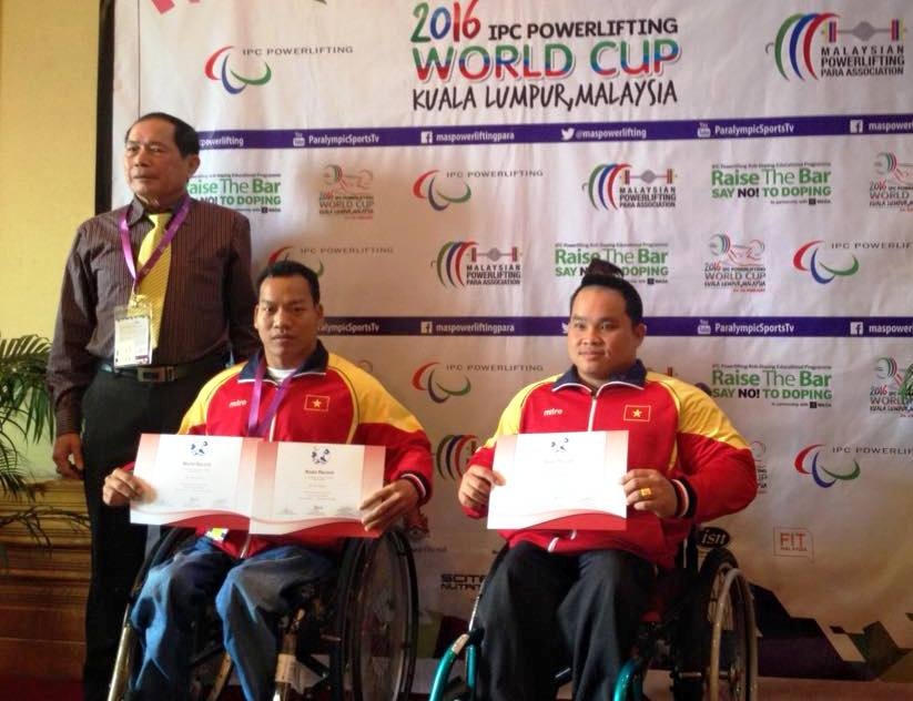 VDV khuyet tat VN duoc cong nhan ky luc the gioi hinh anh