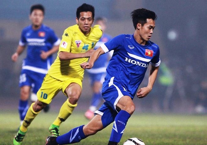 Tuyen Viet Nam hoa tran dau tien duoi thoi HLV Huu Thang hinh anh