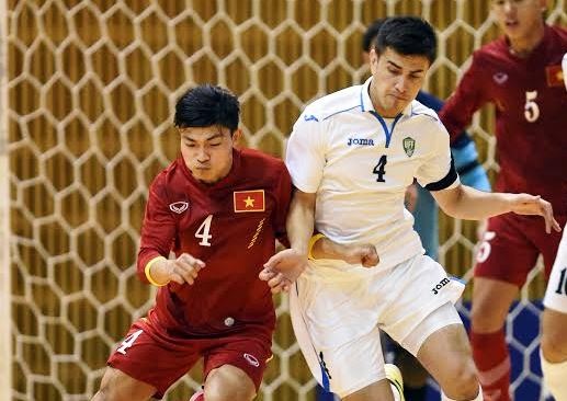Tuyen futsal Viet Nam cam hoa doi a quan chau A hinh anh