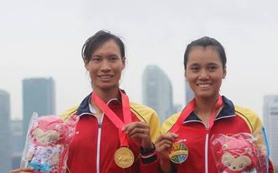 Thuyen doi nu Viet Nam vuot qua vong loai Olympic hinh anh