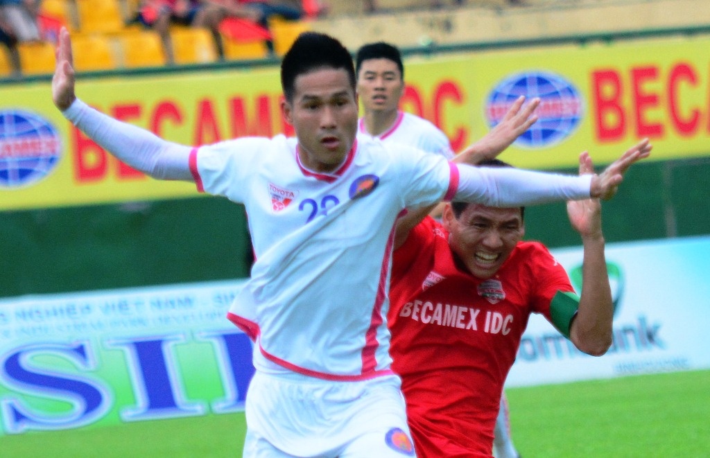 Binh Duong hai long du chia diem tan binh V.League hinh anh