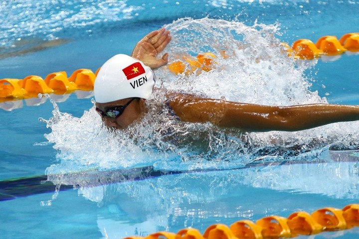 Anh Vien lien tiep pha ky luc, tiem can HCV ASIAD o My hinh anh