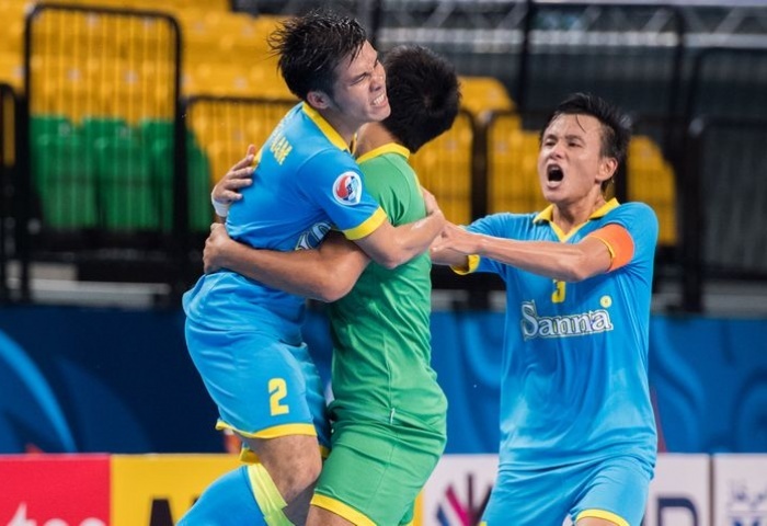 Sanna Khanh Hoa thang tran dau tai giai futsal chau A hinh anh