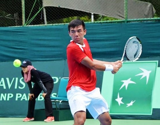 Ly Hoang Nam chan thuong, bo cuoc tai Davis Cup hinh anh