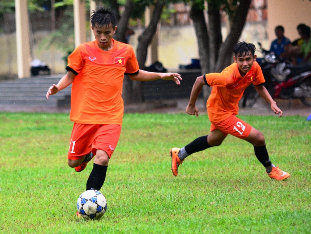 Buoi tap cua U16 Viet Nam anh 6