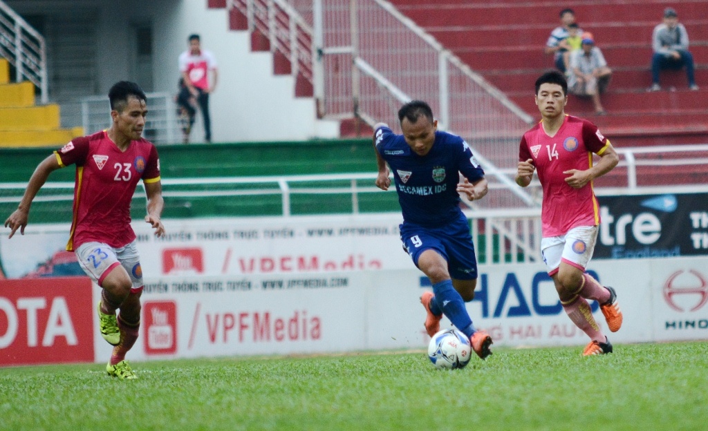 Bình Dương thắng CLB Sài Gòn ảnh 1 Binh Duong thang CLB Sai Gon anh 1