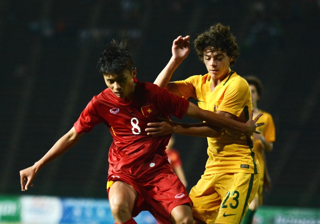 Doi thu U16 Viet Nam hy vong vo dich giai U16 chau A hinh anh