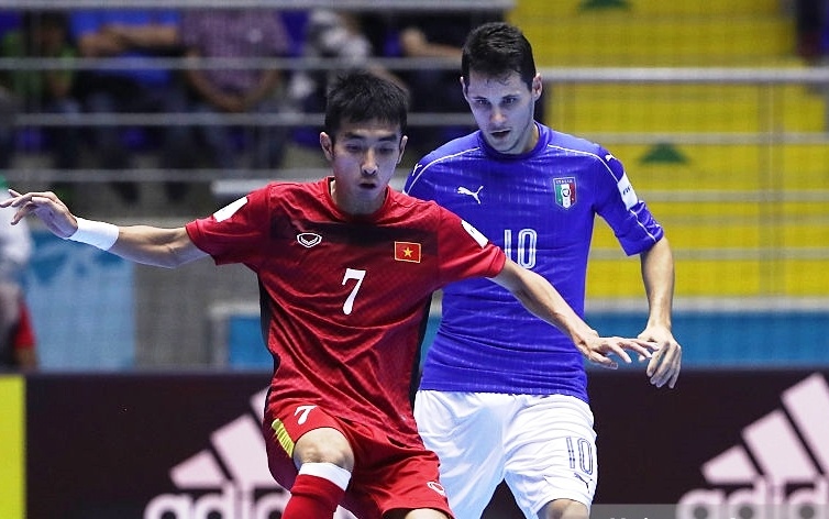 Tuyen futsal Viet Nam vao vong 1/8 World Cup 2016 hinh anh