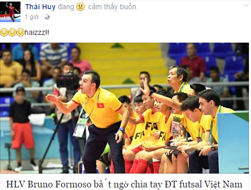 HLV Bruno chia tay tuyển futsal Việt Nam ảnh 1 HLV Bruno chia tay tuyen futsal Viet Nam anh 1