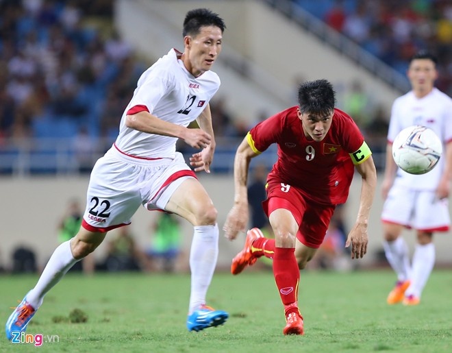 Tran giao huu Trieu Tien vs Viet Nam anh 1