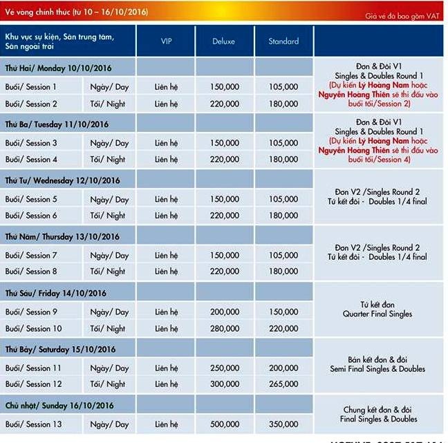 Giai quan vot Viet Nam mo rong 2016 anh 1