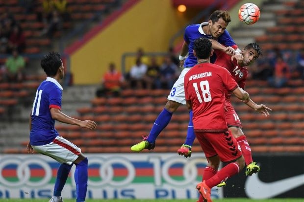 Tuyen Malaysia hoa 1-1 voi Afghanistan toi 11/10 hinh anh