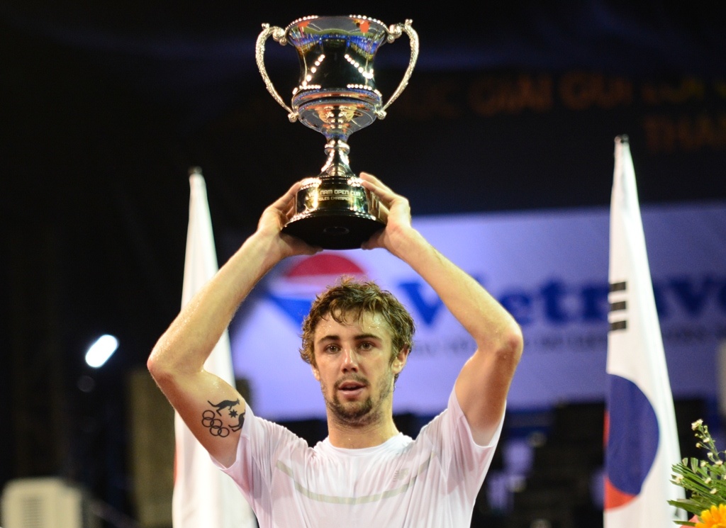 Jordan Thompson vo dich giai Vietnam Open 2016 hinh anh