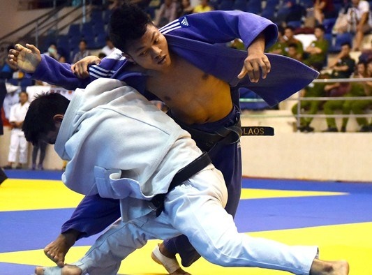 186 VDV du giai judo quoc te Viet Nam 2016 hinh anh