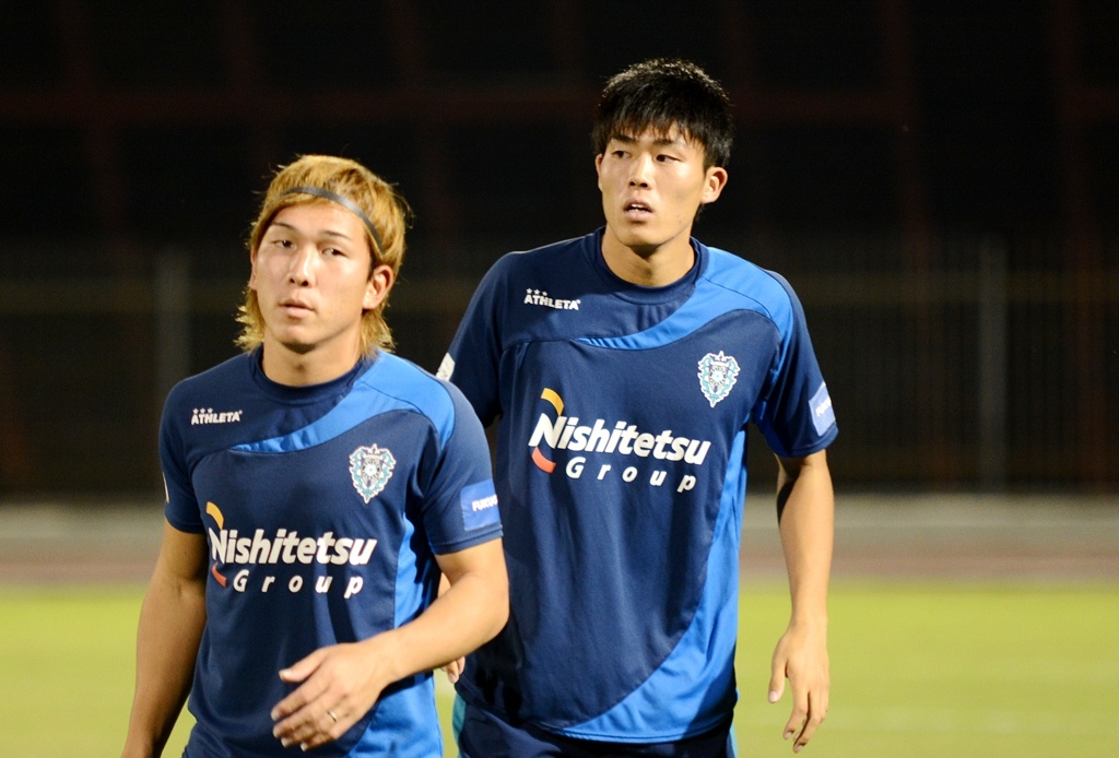 Avispa Fukuoka huy tap kin truoc tran dau voi Viet Nam hinh anh