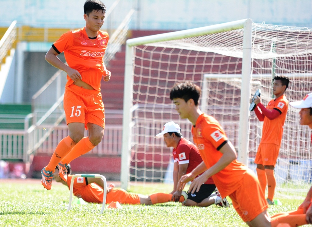 U23 Viet Nam tap nang sang 4/2 anh 1