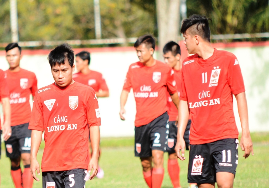 CLB Long An tap luyen sau su co anh 1