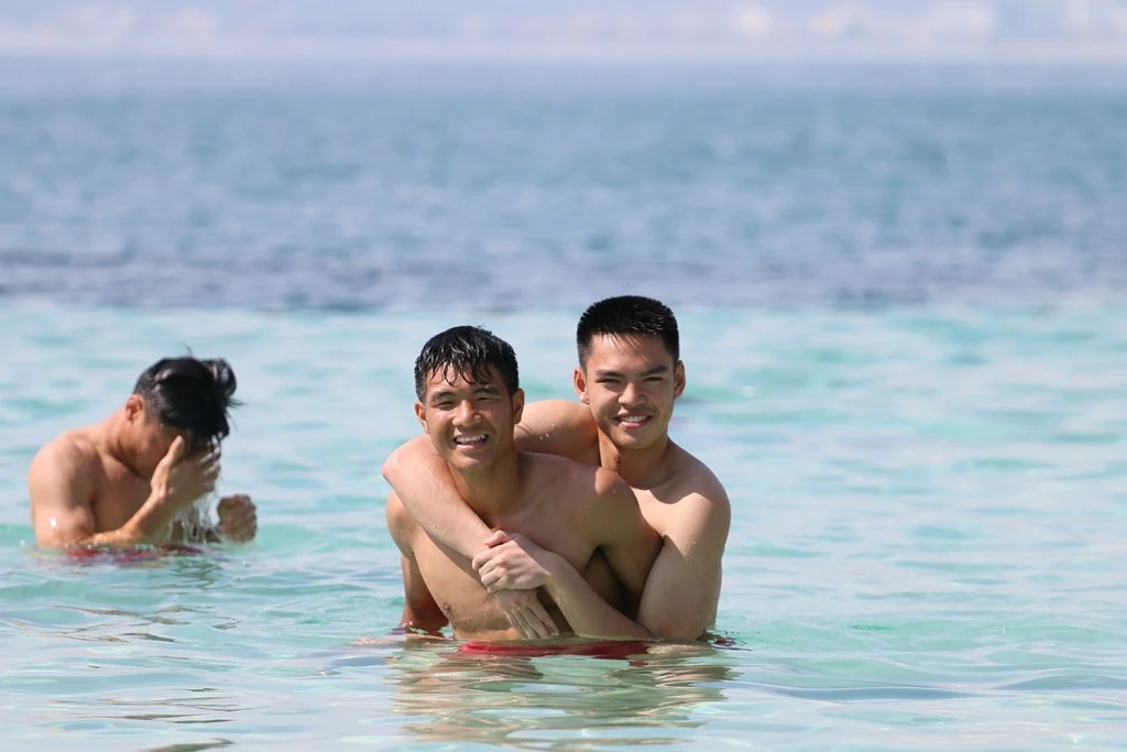 U20 Viet Nam nghi tap sang 20/4 anh 5