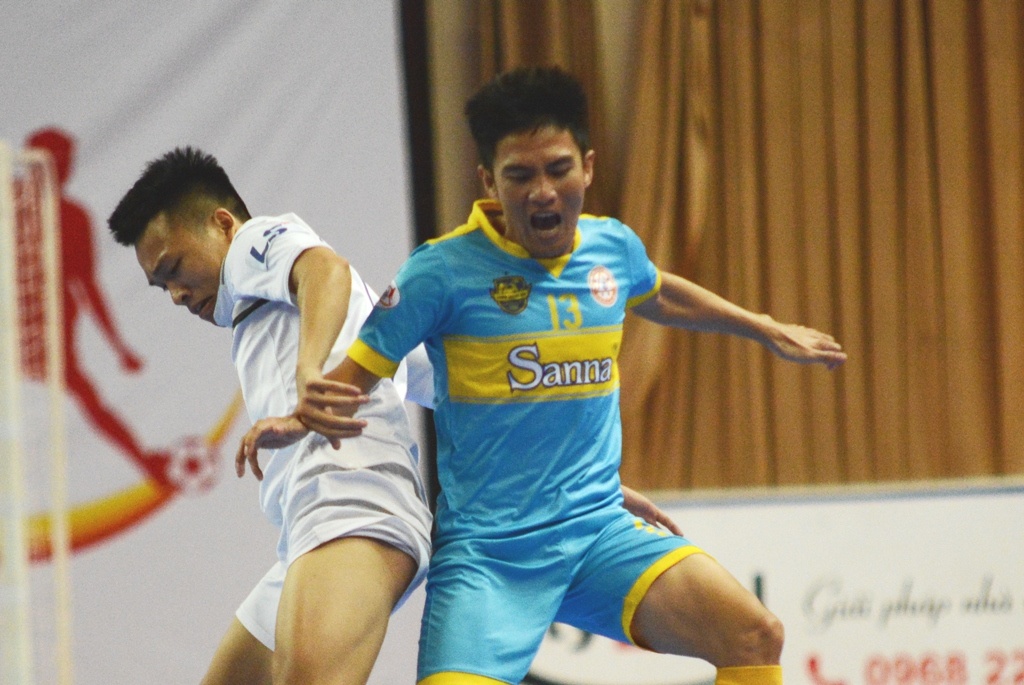 Hai doi futsal Khanh Hoa no luc bam duoi Thai Son Nam hinh anh