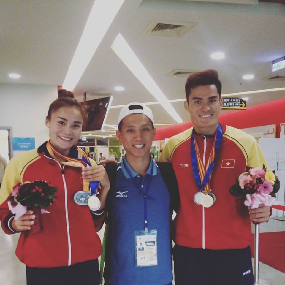 Thu Thao doat HCV nhay xa chau A anh 2