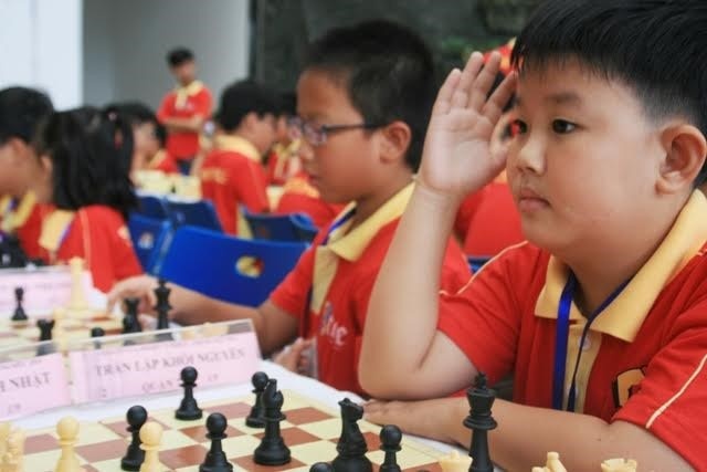 Giai co vua uom mam cho cac tai nang tre den hen lai len hinh anh