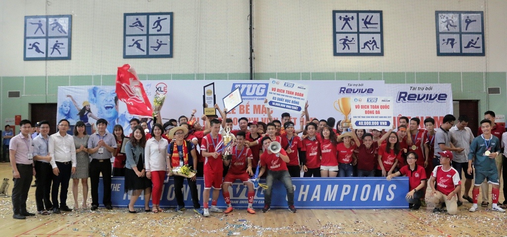 Ket thuc mon futsal giai VUG 2017 anh 7