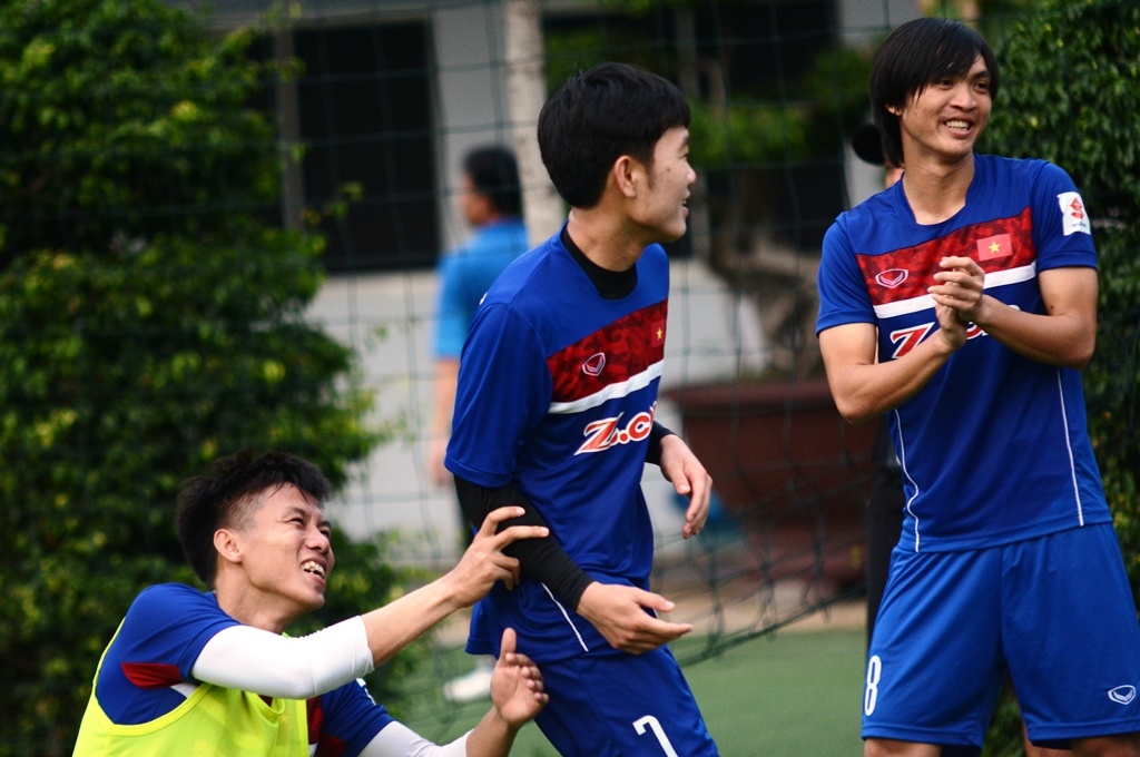 Tuyen Viet Nam tap chieu 7/6 anh 5