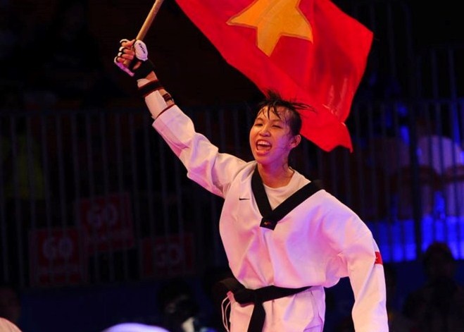 Taekwondo Viet Nam lan dau gianh HCB giai vo dich the gioi hinh anh