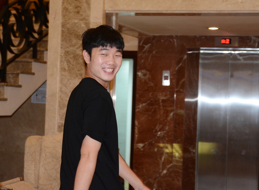 Xuan Truong cuoi tuoi khi hoi quan cung U22 Viet Nam hinh anh