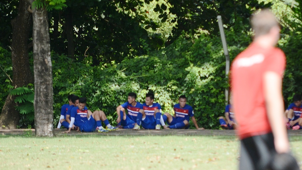 U22 Viet Nam tap sang 14/7 anh 8