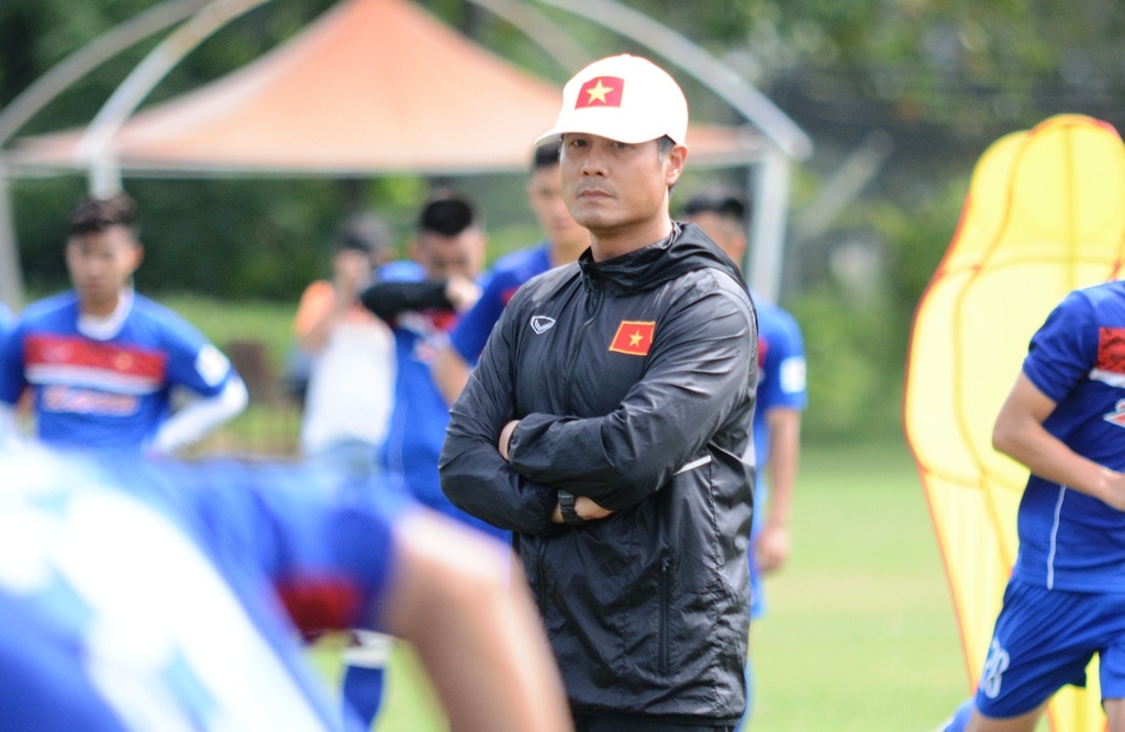 U22 Viet Nam tap sang 14/7 anh 2