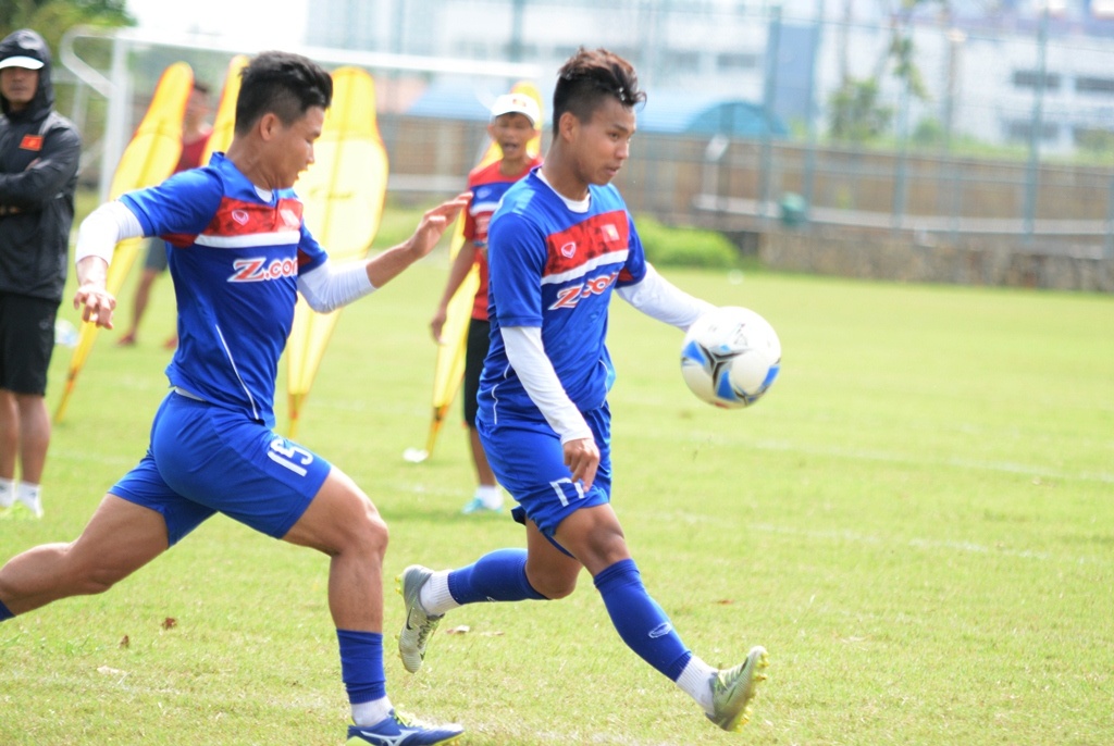 U22 Viet Nam tap sang 14/7 anh 5