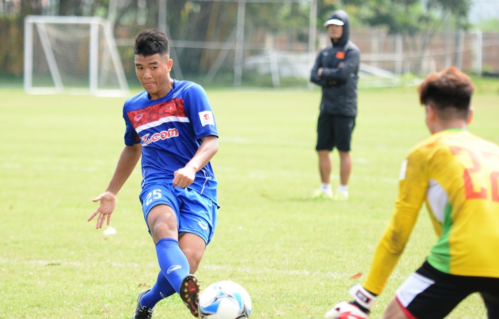 U22 Viet Nam tap sang 14/7 anh 6