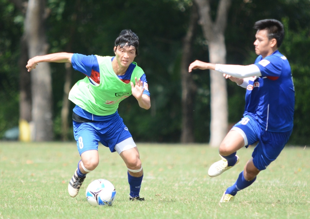 U22 Viet Nam tap sang 14/7 anh 7