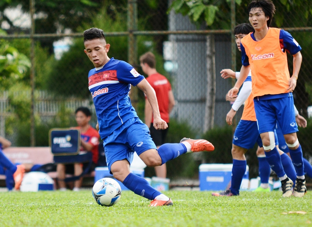 U22 Viet Nam da tap chieu 15/7 anh 1