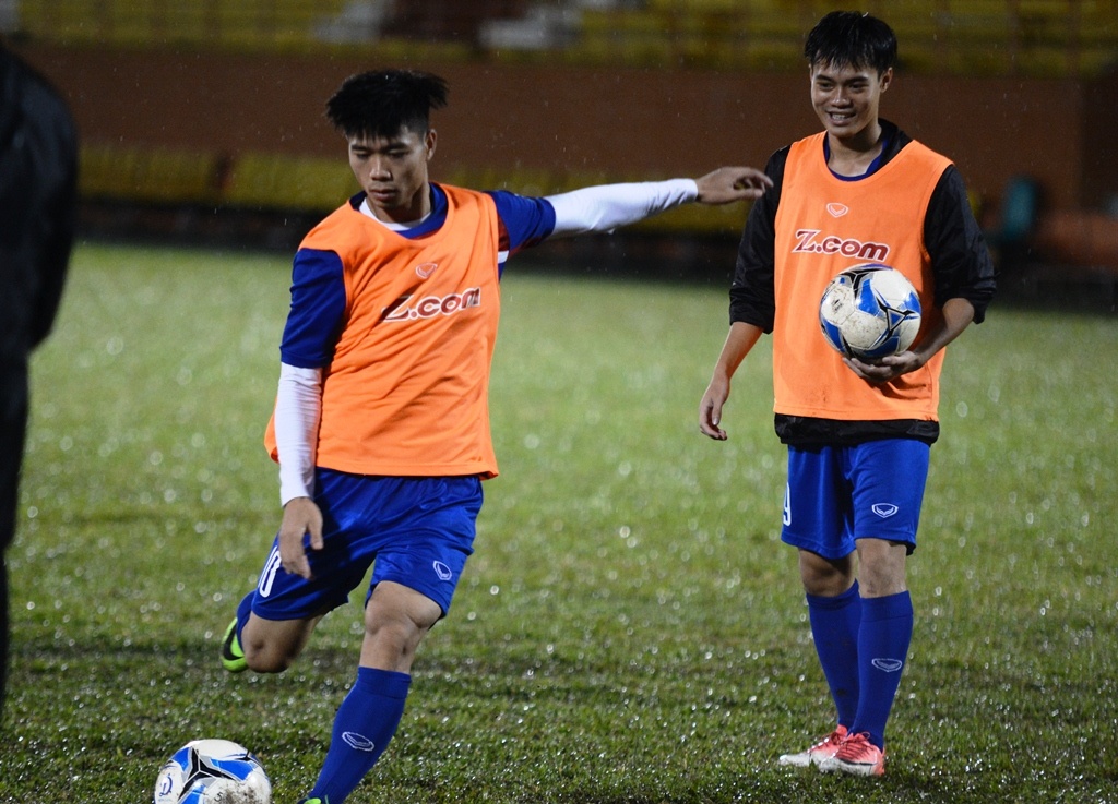 U22 Viet Nam tap luyen chieu 17/7 anh 7