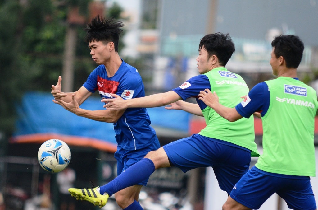 U22 Viet Nam tap chieu 22/7 anh 3