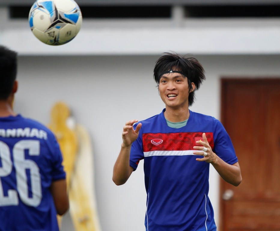 U22 Viet Nam tap chieu 22/7 anh 6