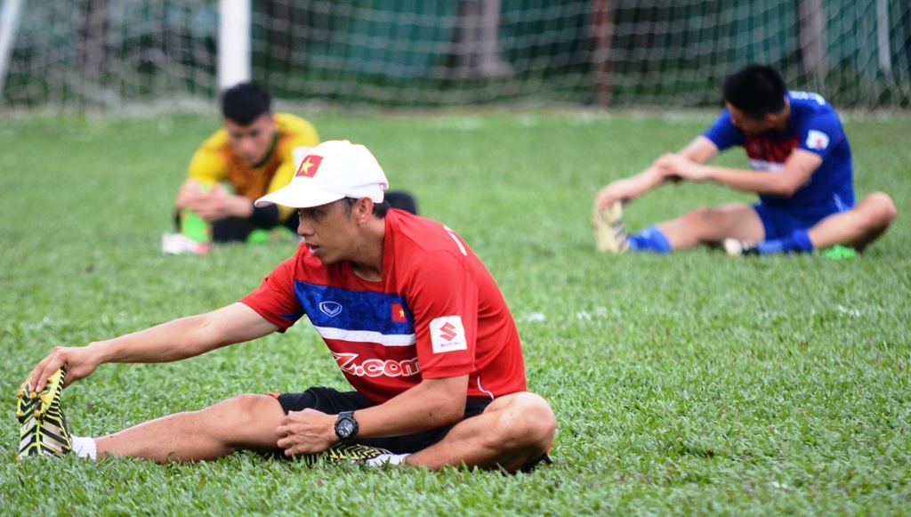 U22 Viet Nam tap chieu 22/7 anh 7