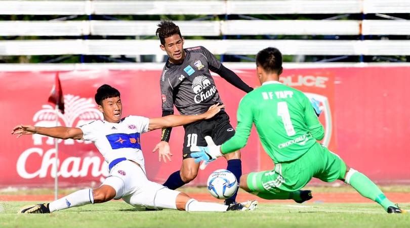 U22 Thai Lan hoa that vong truoc khi du SEA Games hinh anh