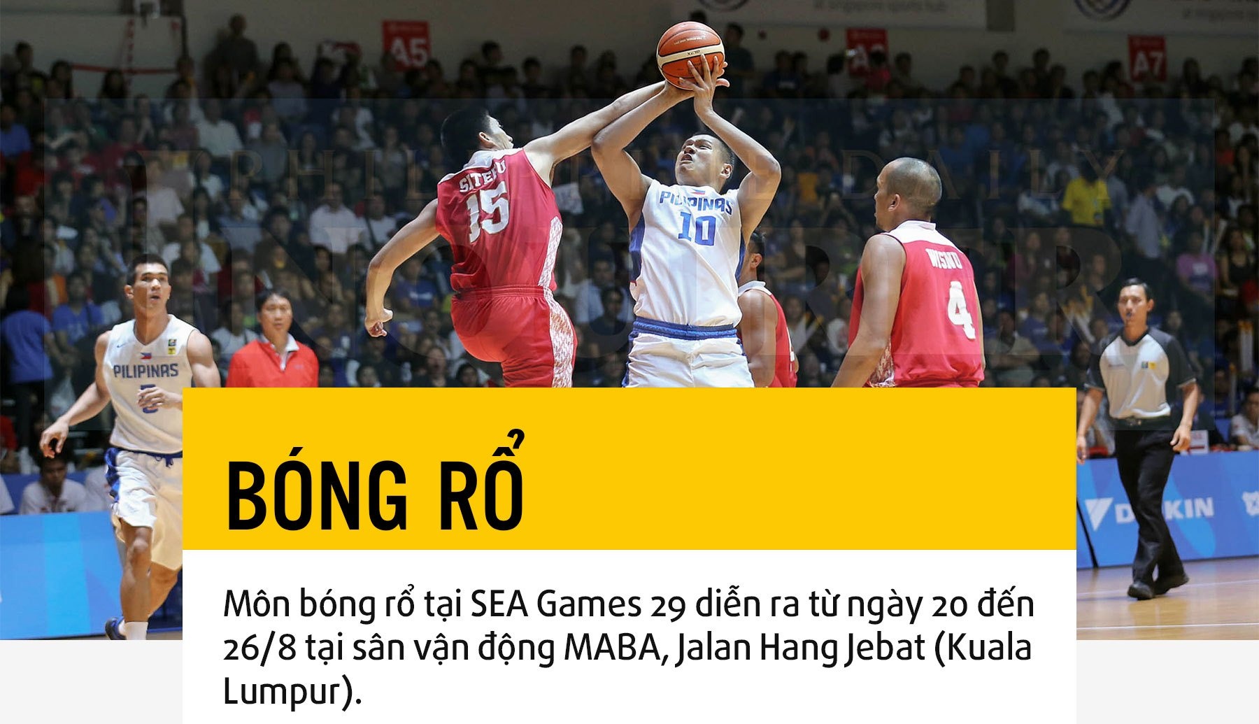 Bong ro Viet Nam tai SEA Games 29 anh 1