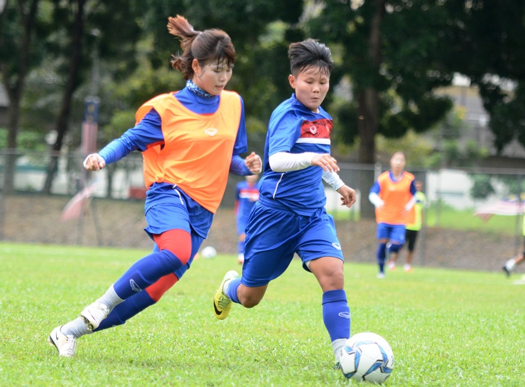 Tuyển nữ Việt Nam tập chiều 16/8 ảnh 2 Tuyen nu Viet Nam tap chieu 16/8 anh 2